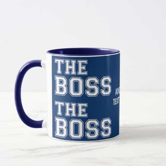 Mug Valentine Couple Le Boss Couple Mari/Femme (Gauche)