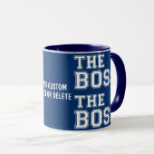 Mug Valentine Couple Le Boss Couple Mari/Femme (Devant droit)