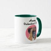 Mug Valentine Cutest Ever ..de votre Boxer (Devant droit)