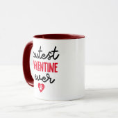 Mug Valentine Cutest Ever ..de votre Labrador d'or (Devant gauche)