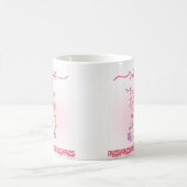 Mug Valentine Doughnut Vase Branches Remplies Coeurs (Centre)