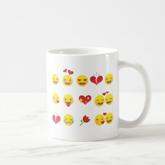 Mug Valentine Emojis (Droite)