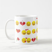 Mug Valentine Emojis (Gauche)