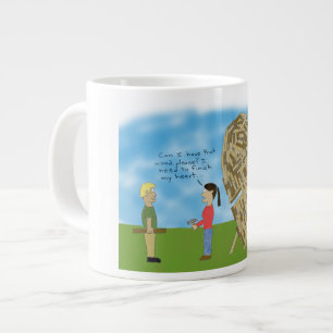 Mug Valentine en bois