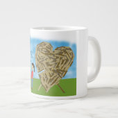Mug Valentine en bois (Devant droit)