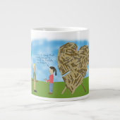 Mug Valentine en bois (Devant)