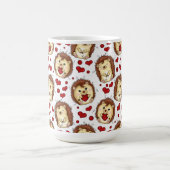 Mug Valentine funny hedgehog (Centre)