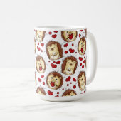 Mug Valentine funny hedgehog (Devant droit)