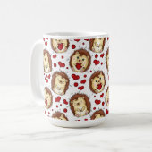Mug Valentine funny hedgehog (Devant gauche)