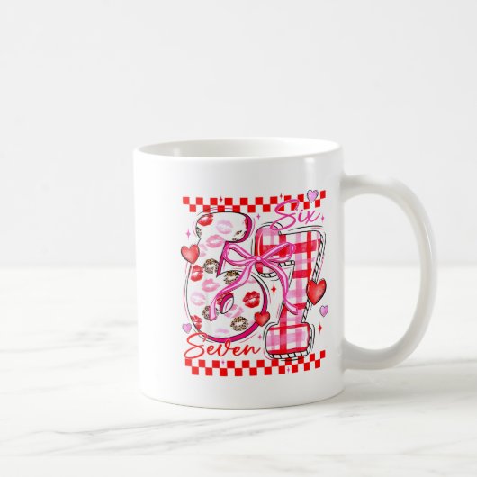 Mug Valentine Funny Six Seven 6 7 Meme Slang Men Women (Droite)