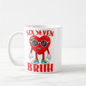 Mug Valentine Funny Six Seven Bruh Meme 67 Heart Lover (Gauche)