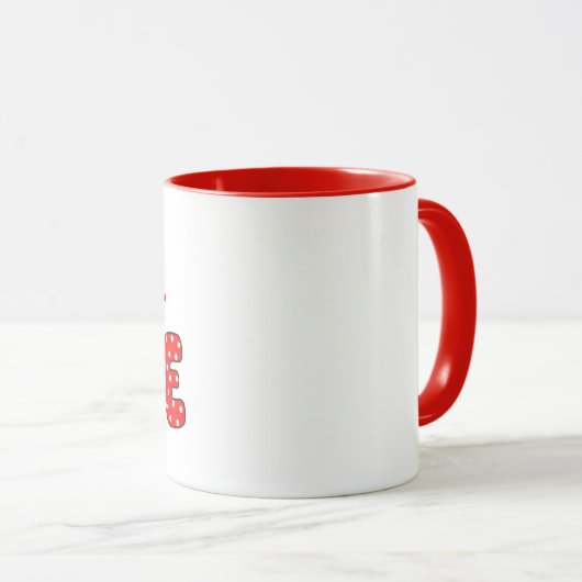 Mug Valentine gnome (Devant droit)