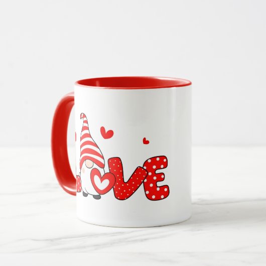Mug Valentine gnome (Devant gauche)