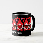 Mug VALENTINE GNOME L'amour n'échoue jamais (Devant droit)