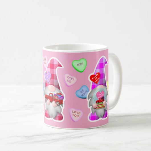 Mug Valentine Gnomes (Devant droit)