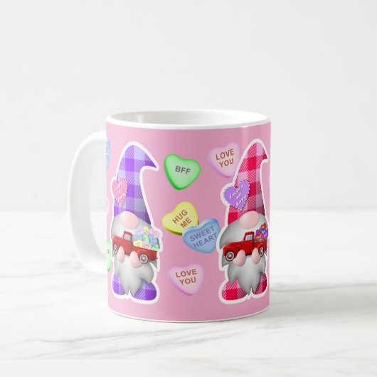 Mug Valentine Gnomes (Devant gauche)