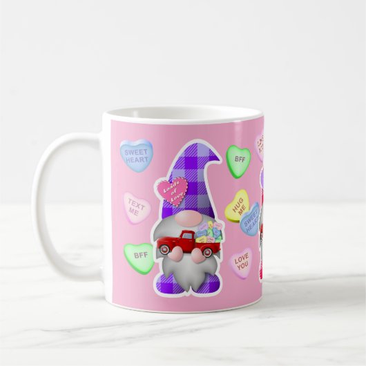 Mug Valentine Gnomes (Gauche)