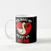 Mug Valentine Goose Love Valentine's - You Make My Hea (Gauche)