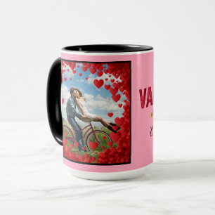 Mug Valentine Heart Personnaliser Cadeau MODÈLE PHOTO