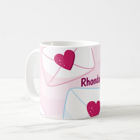 Mug Valentine Hearts (Devant gauche)