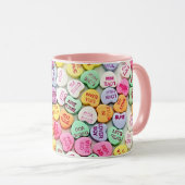 Mug Valentine Hearts (Devant droit)
