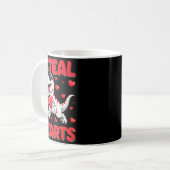 Mug Valentine I Steal Hearts Trex Dino Toddler Kids Ba (Devant gauche)