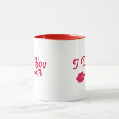 Mug Valentine Je T'Ai Creusé (Centre)