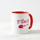 Mug Valentine Je T'Ai Creusé (Devant droit)