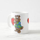 Mug Valentine Love Bear mignon Heureuse Sainte-Valenti (Devant gauche)