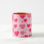 Mug Valentine Love-Valentine Coeurs (Centre)