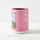 Mug Valentine Maroon Personnaliser le cadeau MODÈLE PH (Centre)