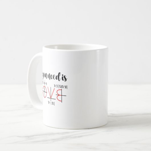 Mug Valentine Math Humor For Teachers Students  (Devant gauche)