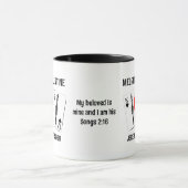 Mug Valentine MELANIN QUEEN KING CARTES DE JEU Couples (Centre)