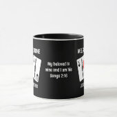 Mug Valentine MELANIN QUEEN KING CARTES DE JEU Couples (Centre)