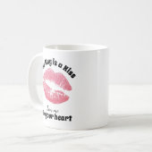 Mug Valentine moderne (Devant gauche)
