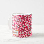 Mug Valentine Motif de coeur (Devant gauche)