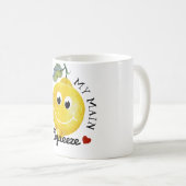 Mug Valentine Mug, Don de petite amie, jolie Saint Val (Devant droit)