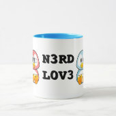 Mug Valentine nerd : Le geek Leet d'ordinateur parlent (Centre)