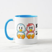 Mug Valentine nerd : Le geek Leet d'ordinateur parlent (Gauche)
