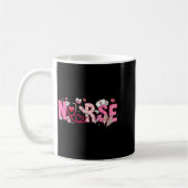 Mug Valentine Nicu Icu Er Rn Nurse Scrub Top Women Gir (Gauche)