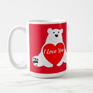 Mug Valentine Ours Tenant Un Coeur