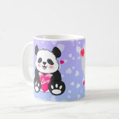 Mug Valentine Panda en amour (Devant gauche)