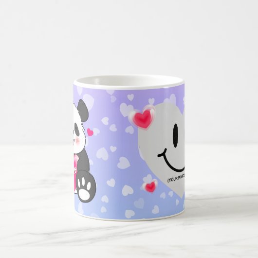 Mug Valentine Panda en amour (Centre)