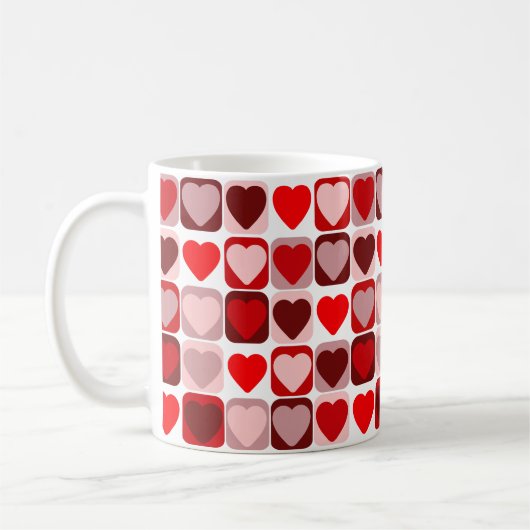 Mug Valentine Patchwork (Gauche)
