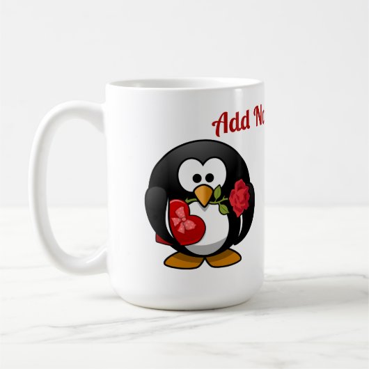 Mug Valentine Penguin (Gauche)