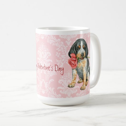 Mug Valentine Rose Bluetick (Devant droit)