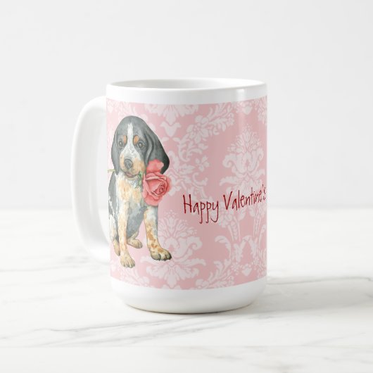 Mug Valentine Rose Bluetick (Devant gauche)