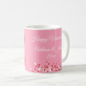 Mug Valentine rose Personnaliser cadeau MODÈLE PHOTO (Devant droit)