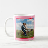Mug Valentine rose Personnaliser cadeau MODÈLE PHOTO (Gauche)