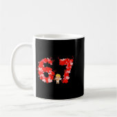 Mug Valentine’s Day Hearts 67 Meme Six Seven 6 7 Cute (Gauche)